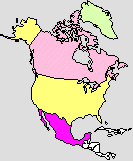 Carte Amrique du Nord