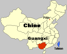 Localisation du Guangxi