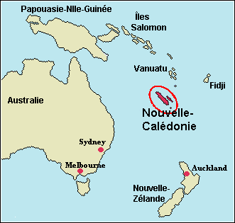 Nouvelle-Caldonie (carte)