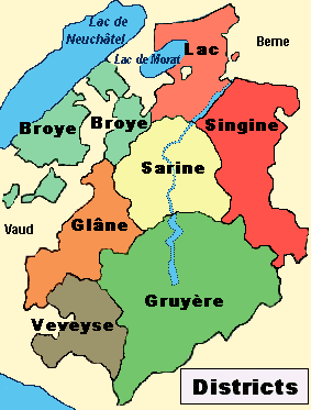 Districts de Fribourg