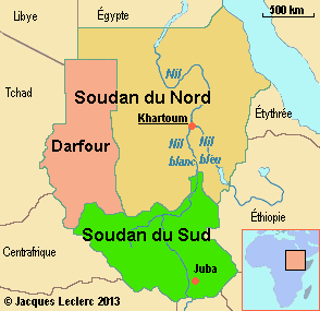 Soudan: régions négligées