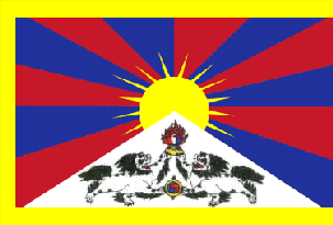 Tibet drapeau non officiel