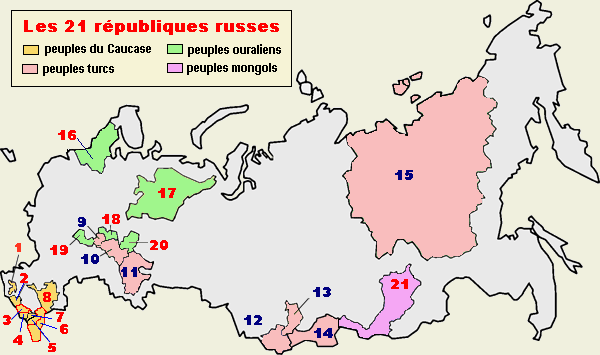 Républiques de la Russie